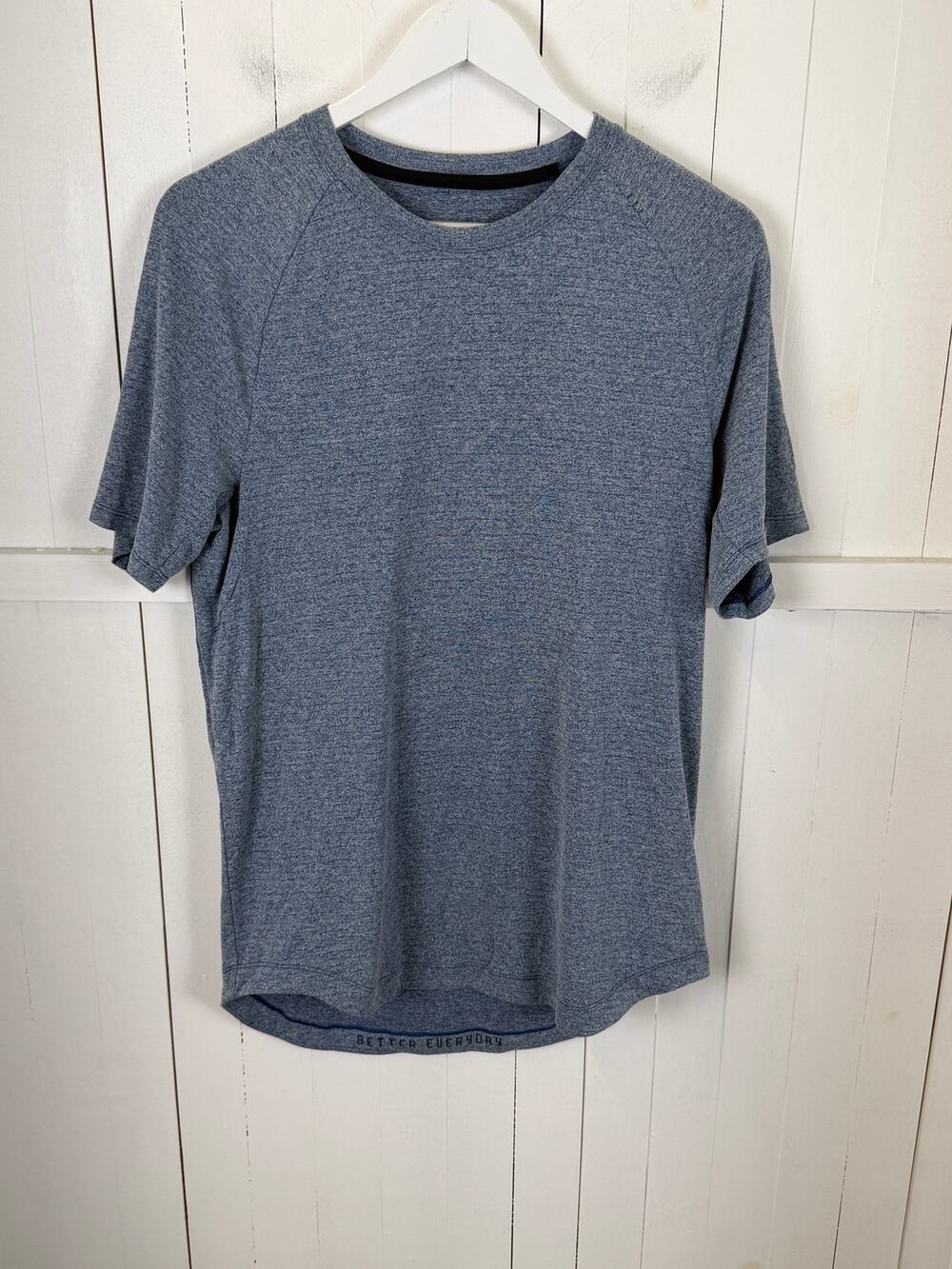Lululemon Men’s Blue Polyester Activewear T-Shirt Size M